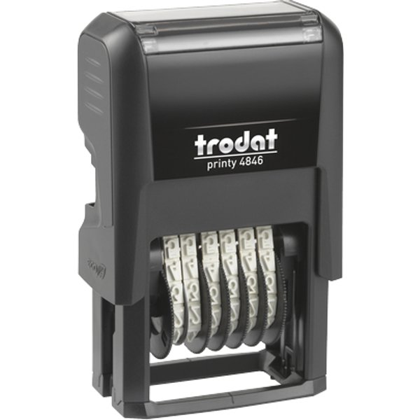 trodat Ziffernstempel Printy 4.0 4846, 6-stellig, schwarz