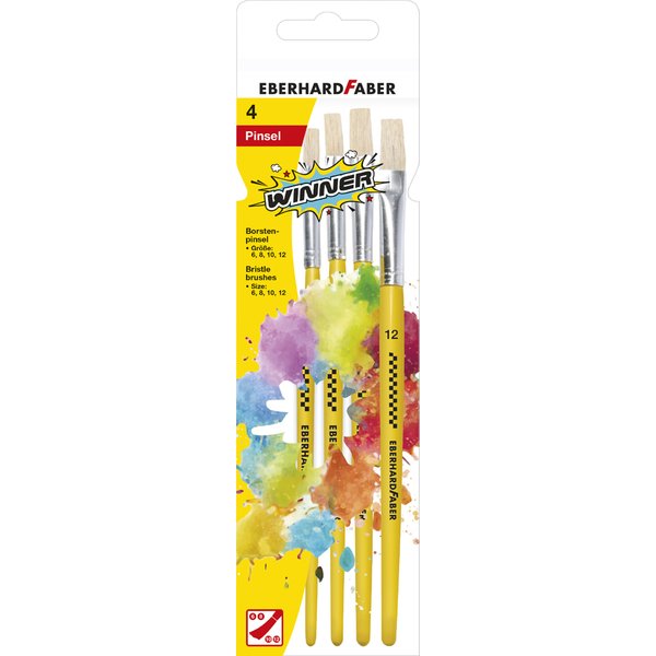 Eberhard Faber Borstenpinsel-Set Winner, 4-Teilig-image