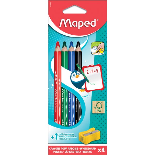 Maped Whiteboard-Marker Marker, Peps, 4Er Blister-image