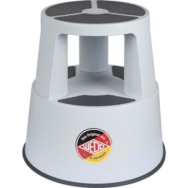 WEDO Rollhocker SuperStep, aus Kunststoff, lichtgrau/RAL7035