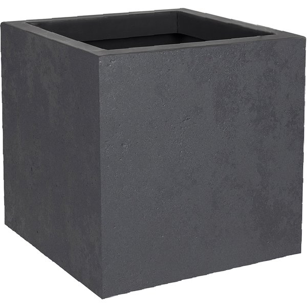 poétic Pflanzgefäß BASALT UP, quadratisch, 295 mm, anthrazit