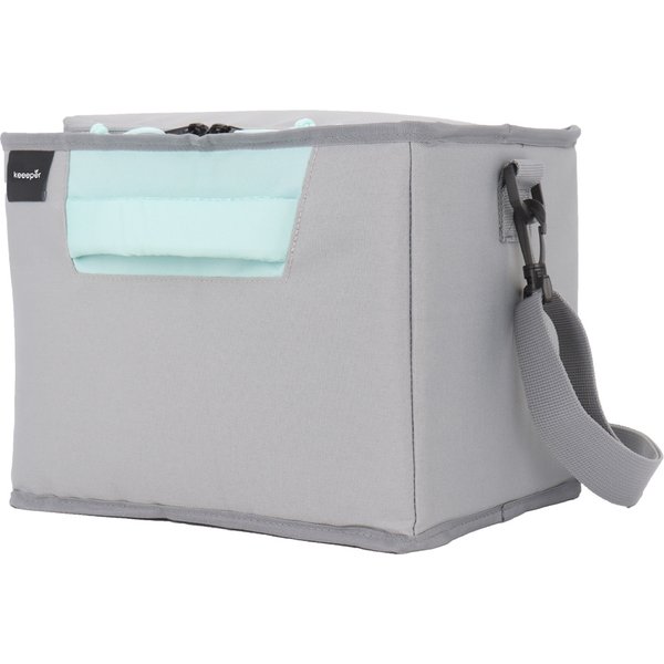 keeeper Isoliertasche , nea, , Größe L, grau/aquamarine