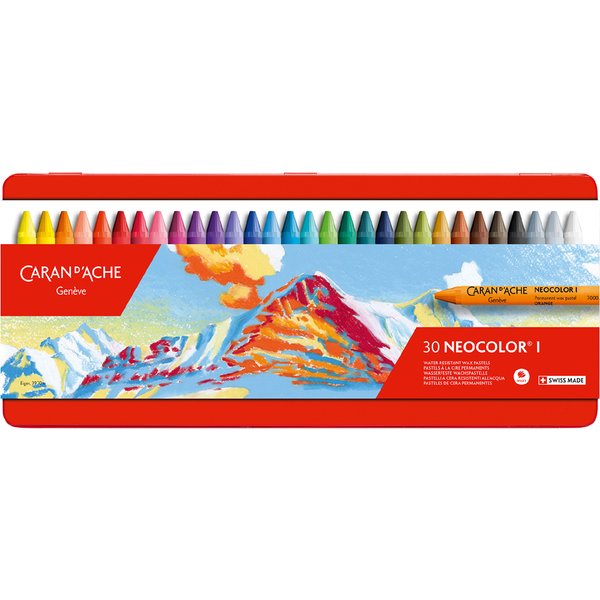 CARAN D, ACHE Wachsmalstift NEOCOLOR I, 30er Etui