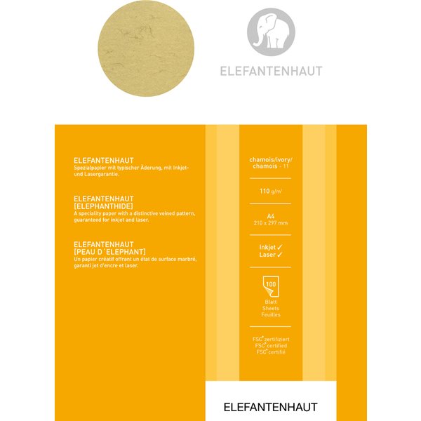 Elefantenhaut Office, DIN A4, 190 g/qm, weiß