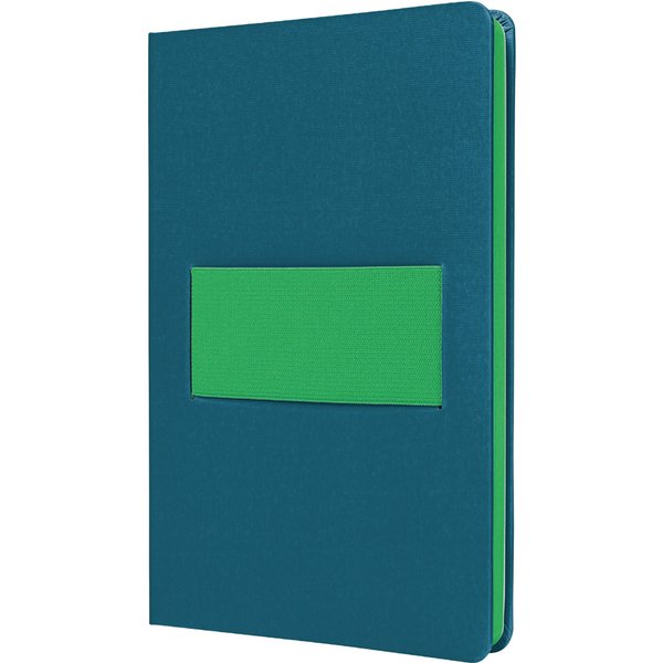 sigel Notizbuch Linescape, DIN A5, kariert, blau/neongrün