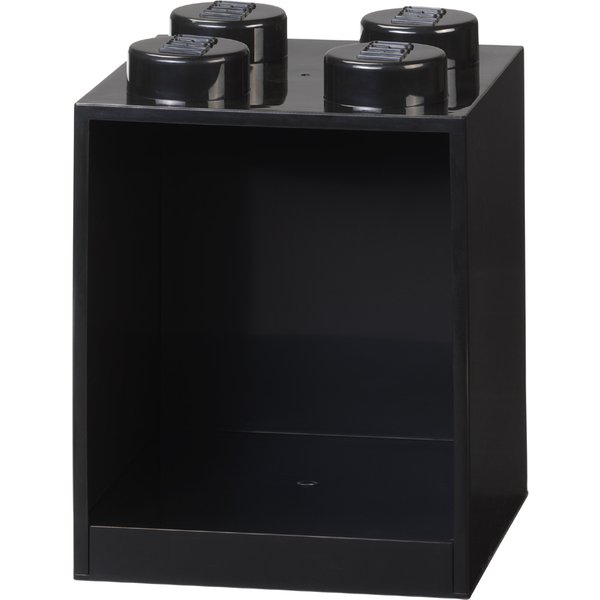 LEGO Bausteinregal BRICK SHELF 4, Breite: 159 mm, schwarz