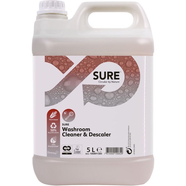 SURE Sanitärreiniger , Washroom Cleaner & Descaler, , 5 Liter