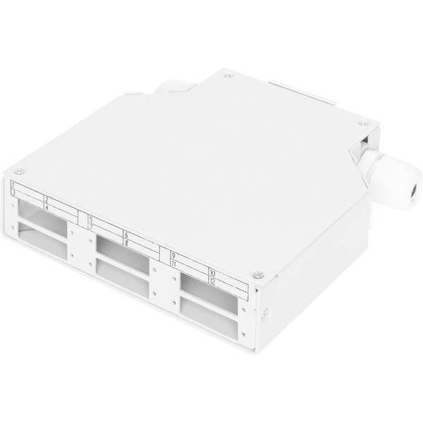 DIGITUS Hutschienenadapter für 6x SC/DX Kupplungen, grau