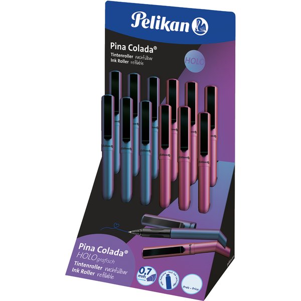 Pelikan Tintenroller Pina Colada Holo, 12er Display