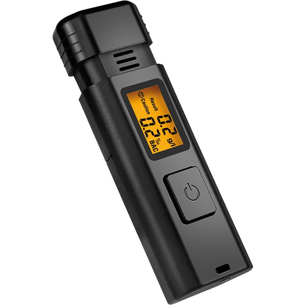 LogiLink Atem-Alkoholtester, mit LCD-Display, schwarz