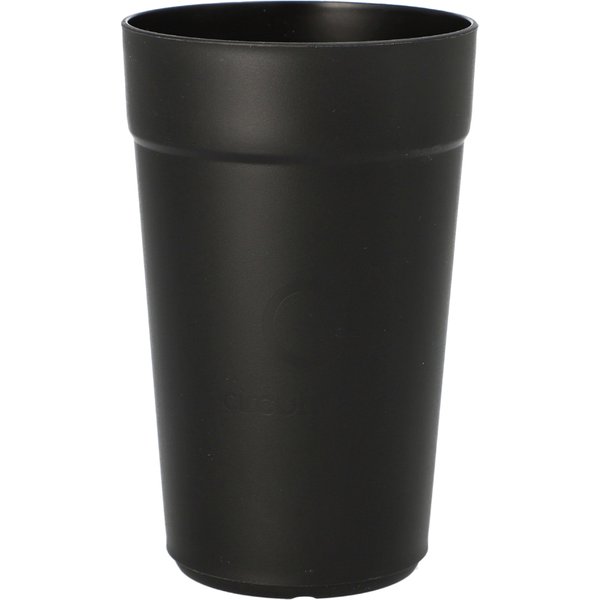 PAPSTAR Circulware Mehrweg-Trinkbecher, PP, 0,4 l, schwarz