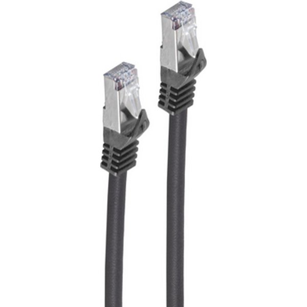 shiverpeaks Patchkabel PUR, Kat. 6A, S/FTP, 50,0 m, schwarz