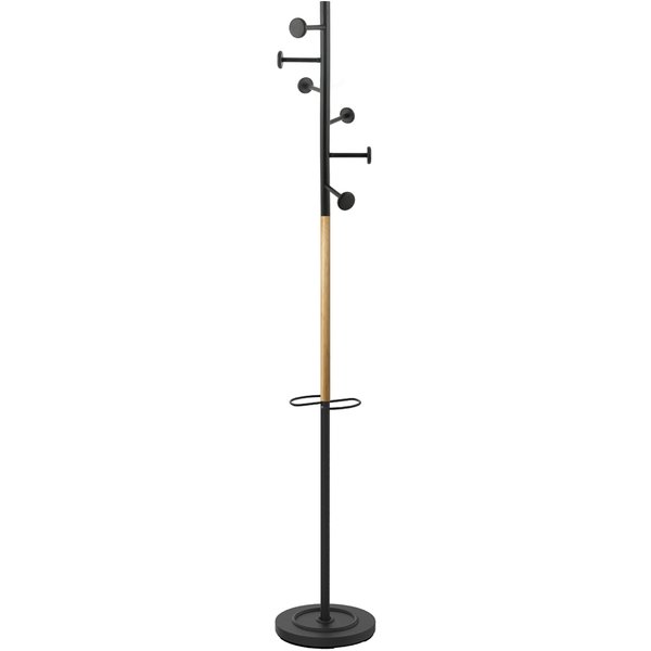 UNiLUX Garderobenständer SNOOD, schwarz/buche
