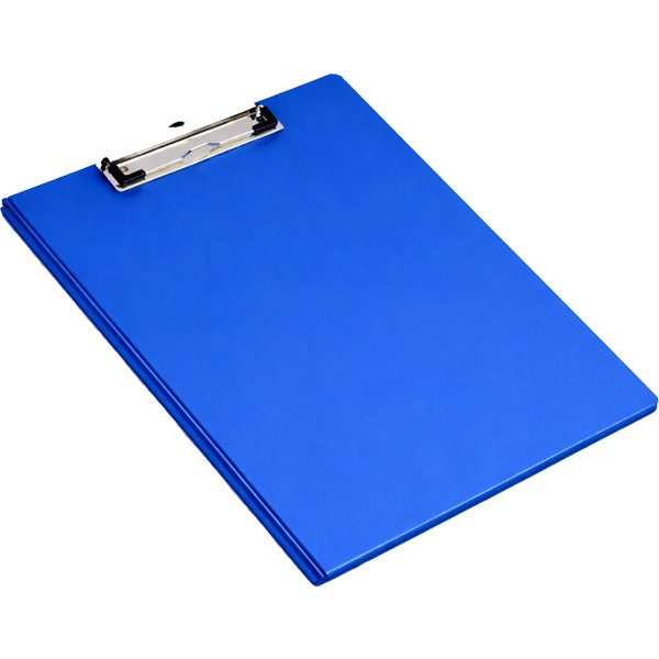 pavo Klemmbrett-Mappe, mit Folienüberzug, DIN A4, blau