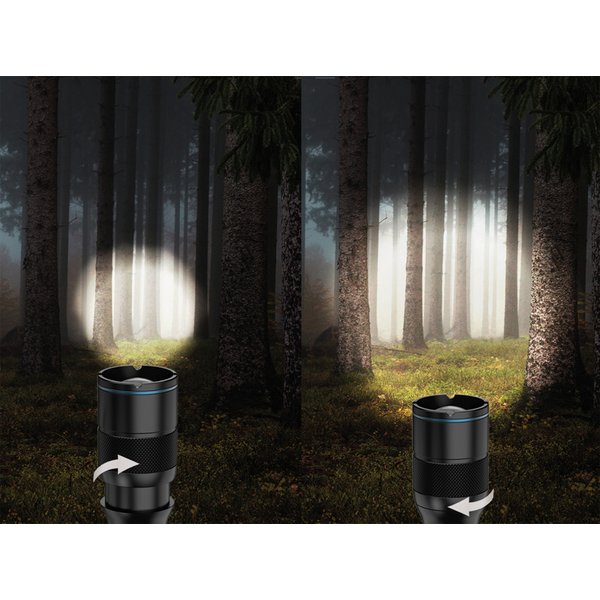 Ansmann Akku Led-Taschenlampe Adventure TA2500RF, Schwarz-image