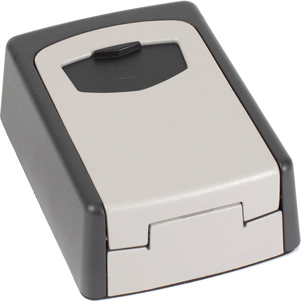 pavo Mini-Schlüsseltresor, für 1 Schüssel, grau