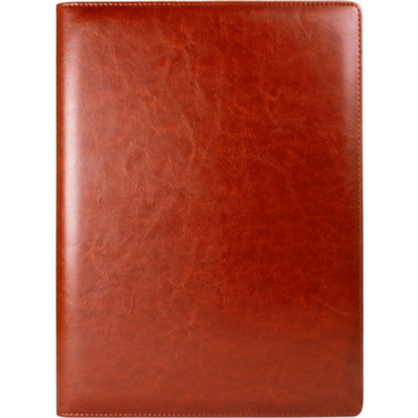 multo Schreibmappe , Hannibal, , A4, Kunstleder, cognacfarben