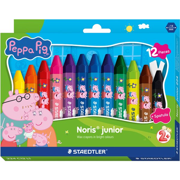 Staedtler Wachsmalkreide Noris Junior Peppa, 6Er Kartonetui-image