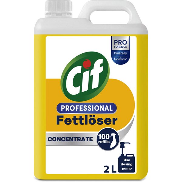 Cif Professional Fettlöser-Konzentrat, 2 Liter
