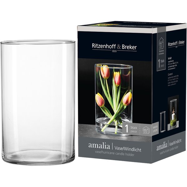 ritzenhoff & breker Blumenvase Amalia, Transparent-image