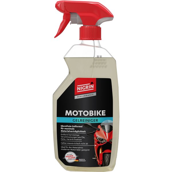 NIGRIN MOTO-BIKE Gel-Reiniger, 750 ml Sprühflasche