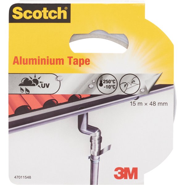 Scotch Aluminium-Klebeband, 48 mm x 15 m, silber
