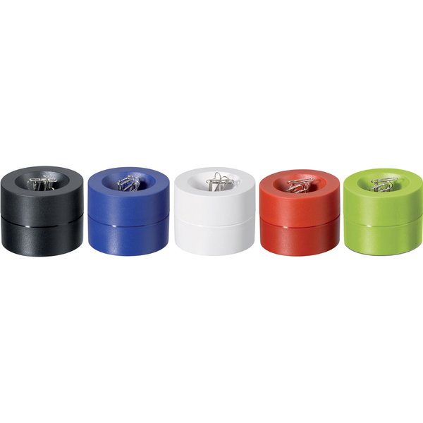 MAUL Klammernspender MAULpro, rund, Durchmesser: 73 mm, weiß