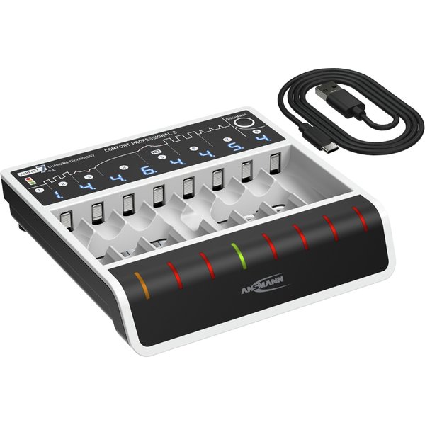 ANSMANN Schnell-Ladegerät Comfort Professional 8