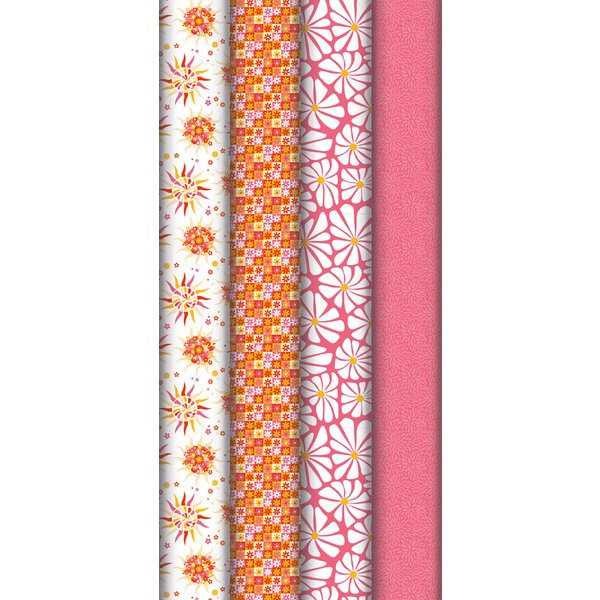 Clairefontaine Geschenkpapier , Sunny Flowers, , im Display