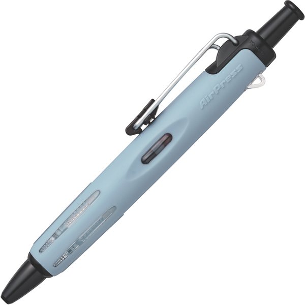 Tombow Druckkugelschreiber , AirPress Pen, , blau-grau/schwarz