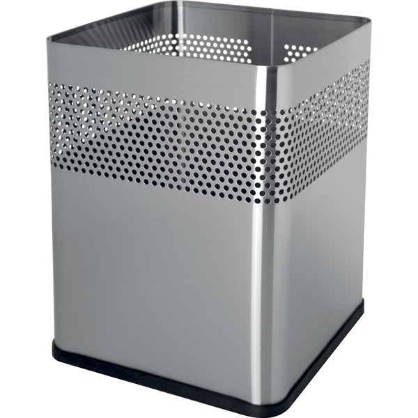 helit Stahl-Papierkorb , the dot, , 18 Liter, schwarz