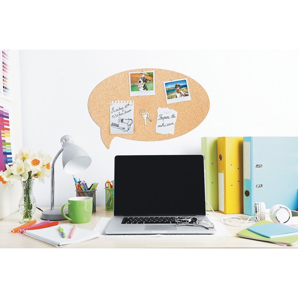 Securit Korktafel SILHOUETTE , Sprechblase,