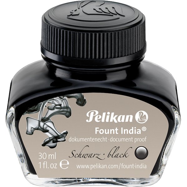 Pelikan Tinte , Fount India, , schwarz, im Glas