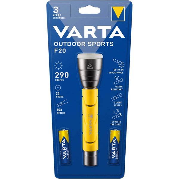 VARTA LED-Taschenlampe , Outdoor Sports F20, , 2 AA