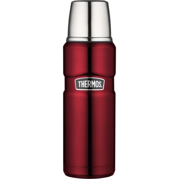 THERMOS Isolierflasche STAINLESS KING, 0,47 Liter, rot