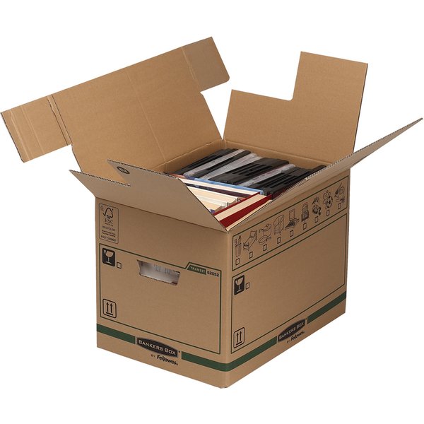 Fellowes BANKERS BOX TRANSIT Umzugskarton SmoothMove, klein