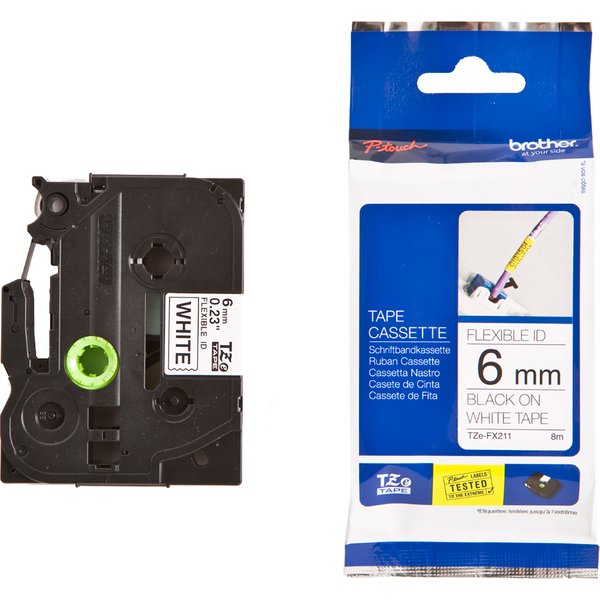 brother TZe-Tape TZe-FX211 Flexi-Tape Schriftbandkassette