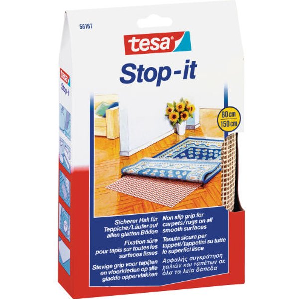 tesa Stop-it Anti-Rutschmatte, 800 mm x 1,5 m, beige