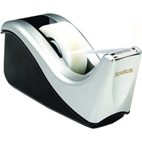 3M Scotch Tischabroller C60, ausklappbar, schwarz/silber