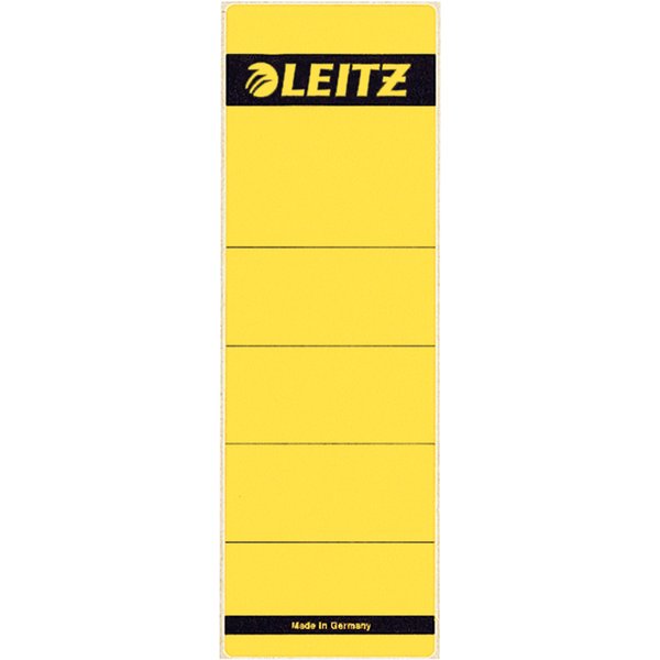 LEITZ Ordnerrücken-Etikett, 61 x 192 mm, kurz, breit, grau