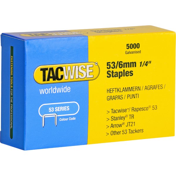 tacwise Heftklammern 53/8 Mm, Verzinkt, 5.000 StüCk-image