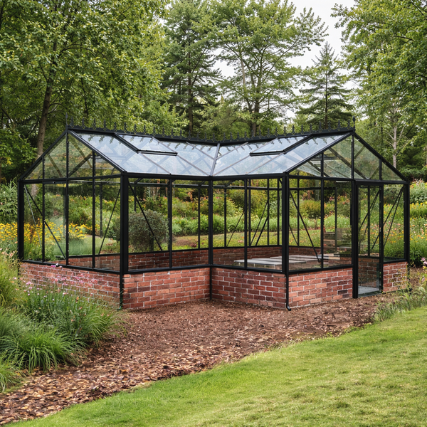 T-shaped greenhouse on wall | Wall-Mounted T-Model Orangery
