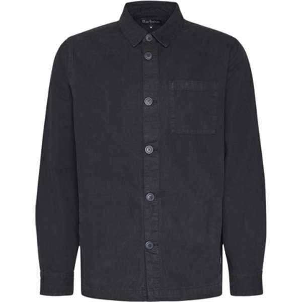 Barbour Regular Washed Overshirt - Navy - S