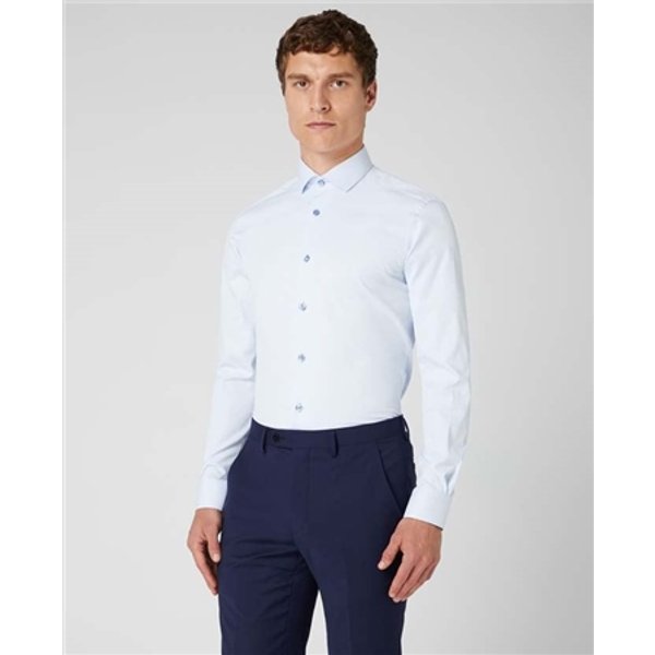 Remus Uomo Kirk Slim Fit Shirt - Blue - 17