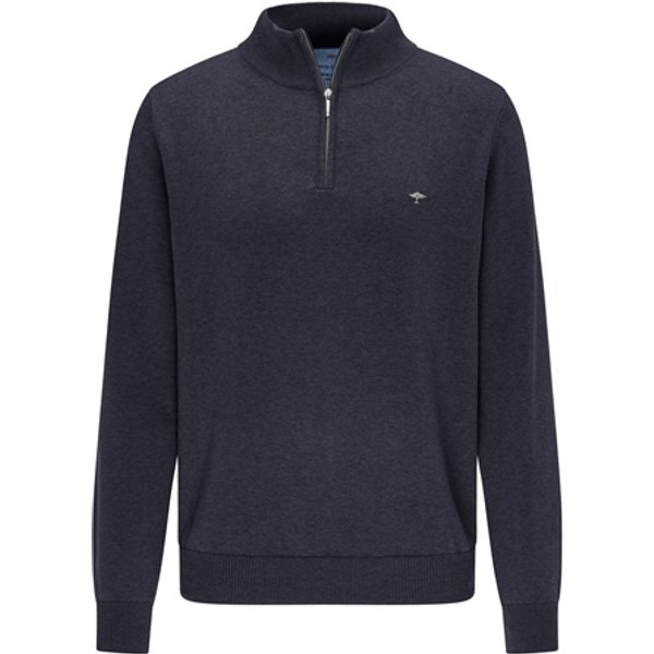 Fynch Hatton Troyer-Zip Sweater - Navy - XL
