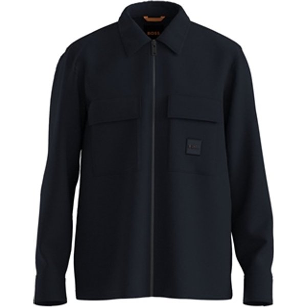 Boss Lovel Zip Overshirt - Navy - L