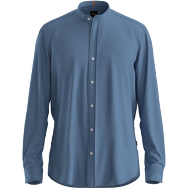 Boss Race 1 Oxford Cotton Shirt - Blue - M