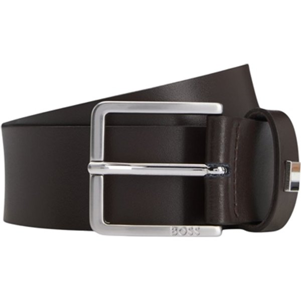 Boss Ther-Flag-E Italian-Leather Belt - Brown - 95