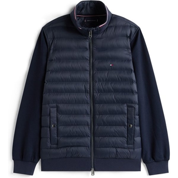 Tommy Hilfiger Quilted Zip-Thru Sweatshirt - Navy - 2XL