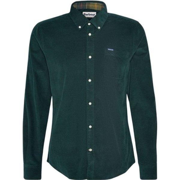 Barbour Ramsey Tailored Cord Shirt - Green - M